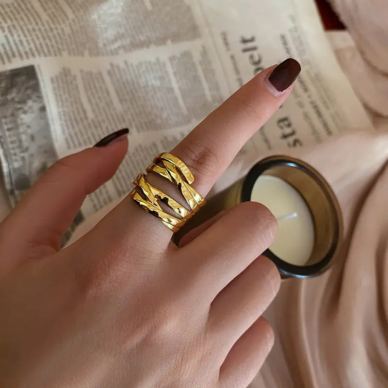 Auric Spiral Ring