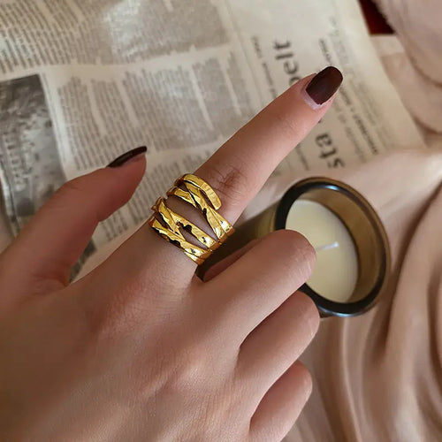 Auric Spiral Ring