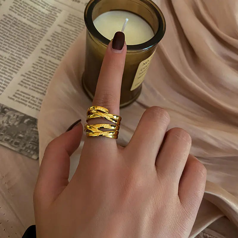 Auric Spiral Ring
