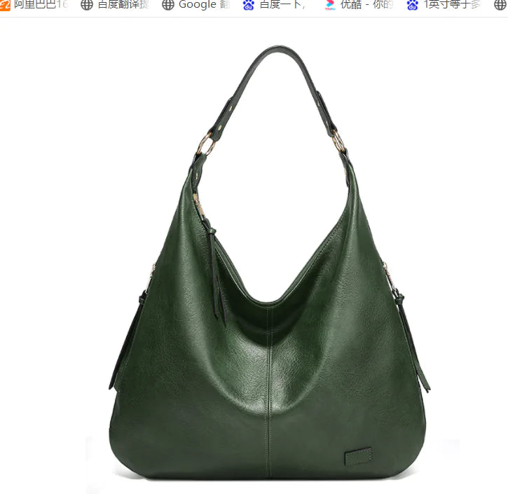 Casual Leather Schoulderbag